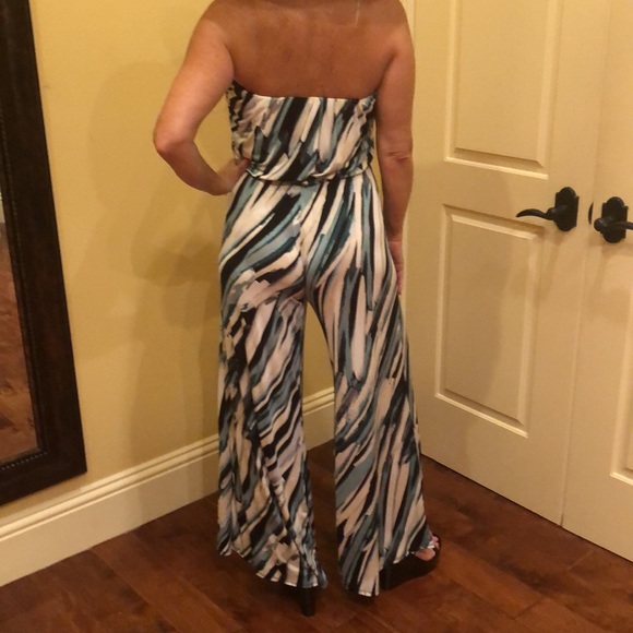 Ariella strapless paint suit - Picture 3 of 6